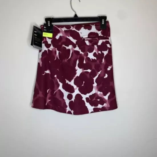 NWT Nike DRI-Fit Womens XS UV Victory Printed Golf Skort Villain Red BV0255-671