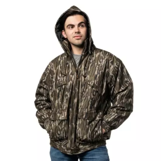 Mossy Oak Tactical Hoodi Jacket Insulated Waterproof Warm Camo Hunting Gear Coat