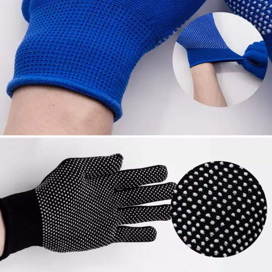 Gripper Gloves Work Thermal Mens Womens Unisex Full Finger Magic Winter Sport