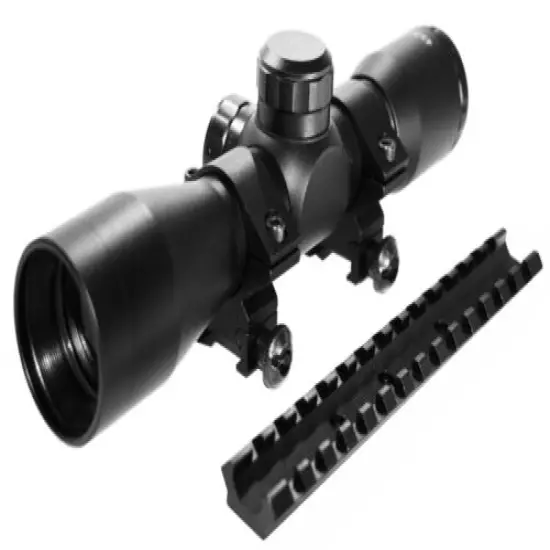 Trinity tactical scope sight 4x32 with picatinny rail for H&R 1871 pardner pump.