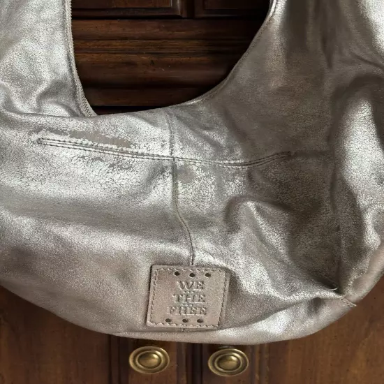 Free People Sparta Sling Bag We The Free Crossbody Metallic Slouch