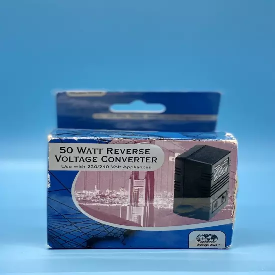 50 Watt Voltage Converter Use With 220/240 Volt Appliances Model V5RB