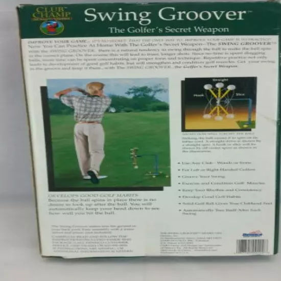 Club Champ Indoor/outdoor Swing Groover New in box Secret Weapon 