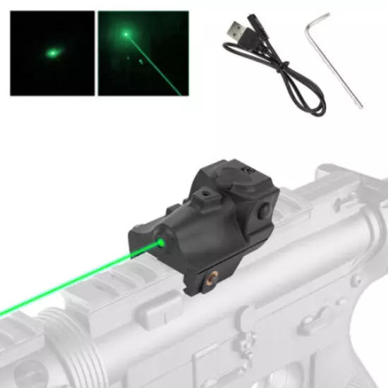 USB Rechargeable Pistol Gun Laser Sight For Glock 17 Taurus G2c 20mm Picatinny