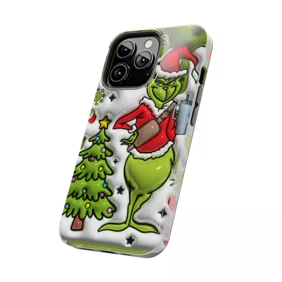 Grinch Tough Phone Cases Samsung S20 S21 S22 S23 Iphone 15 14 13 12 11