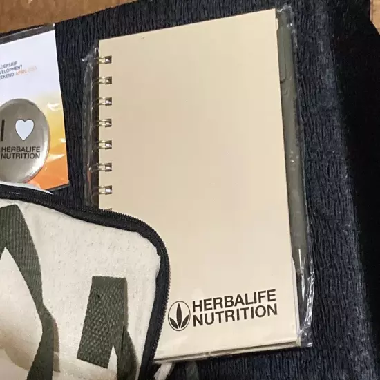 Herbalife Nutrition Hemp Messenger Crossbody Bag Includes 2 Bonus Accessories