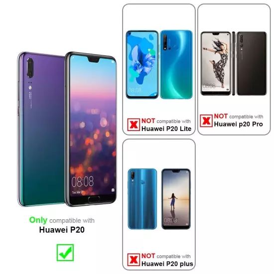 Case for Huawei P20 Phone Cover Protection Stand Wallet Magnetic