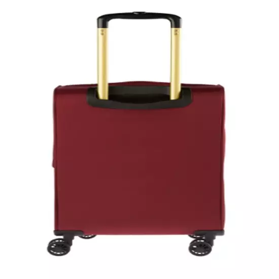 Samantha Brown Luggage 22" Upright Spinner Travel Packing Cubes Burgundy