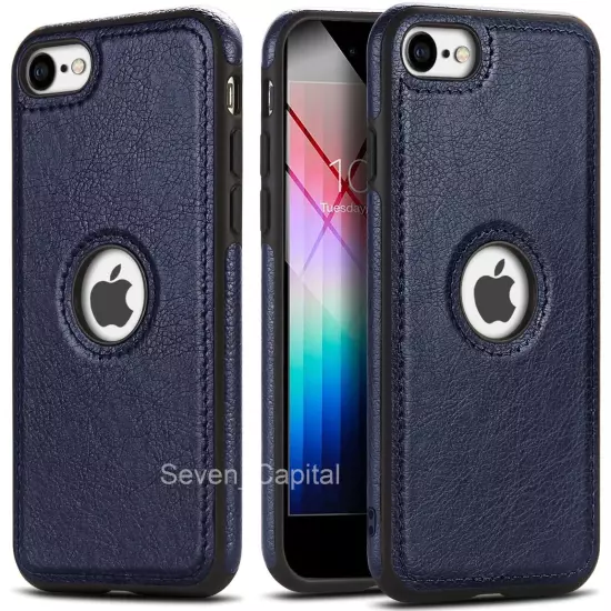 Shockproof Slim Leather Case For iPhone 7 8 SE 2 2020 SE 3 2022 Premium Cover