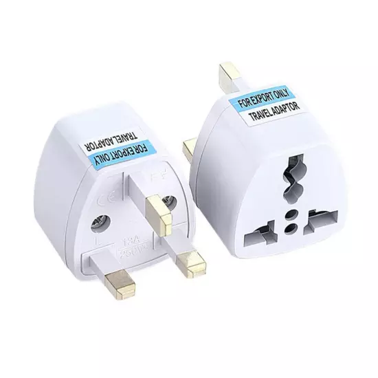 Universal Plug Adapter EU US UK AU CN To UK Type G Travel Socket·Plug Good