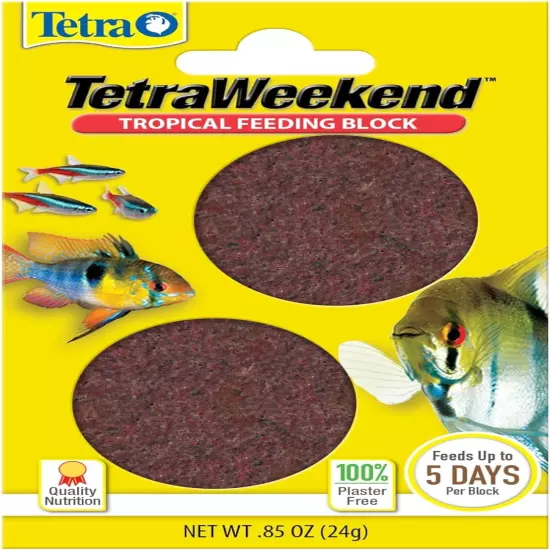 Tetra Weekend and Vacation Feeder Slow-Release Fish Food for Tropical Fish