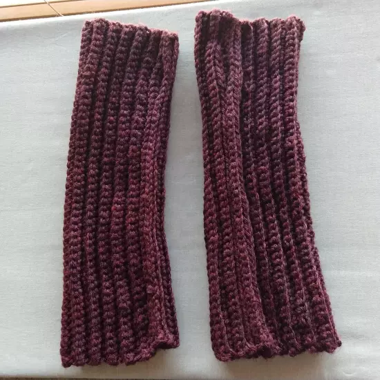 Custom Crochet Arm Warmers made to order fingerless gloves OSFA stretchy punk