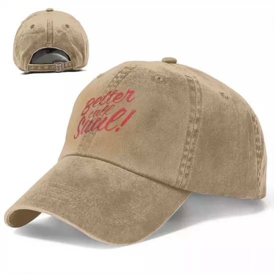 Better Call Saul Unisex Distressed Denim Cap, Vintage Snapback