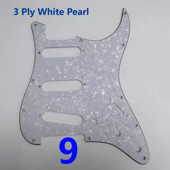 Guitar Prewired Loaded Strat Pickguard with Coil Splitting Alnico5 Pickup for ST