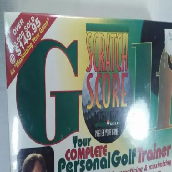 AS SEEN ON TV Scratch Score Complete Personal Golf Trainer New Vintage BNIB