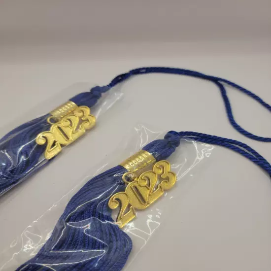 2023 Graduation Tassel with Gold Charm Date Drop Graduation 2 Pack Brand New. 