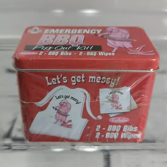 Let's Get Messy Emergency BBQ Pig Out Kit New