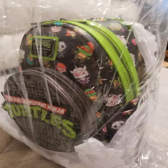 Loungefly Teenage Mutant Ninja Turtles (TMNT) Sewer Cap Mini Backpack