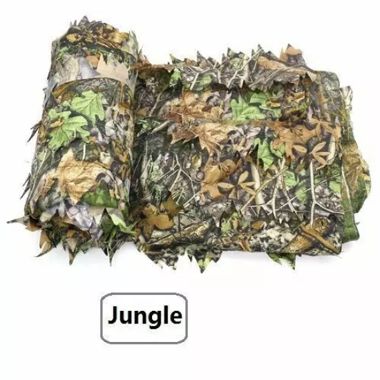 Hunting Ghillie Suit Sniper Train Leaf Jungle Forest Woodland Net Blind Clothing