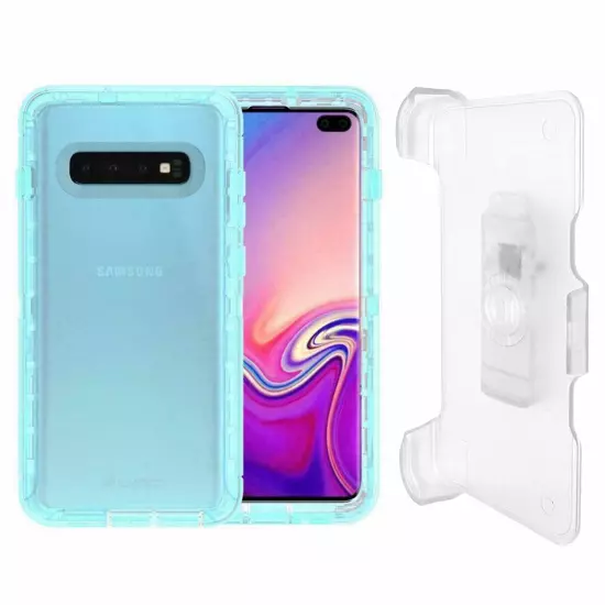 For Samsung Galaxy S10 S10e S10+Plus Defender Case Cover Belt Clip Fits Otterbox