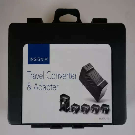 Insignia NS-MTC1875 Travel Converter and Adapter - Black