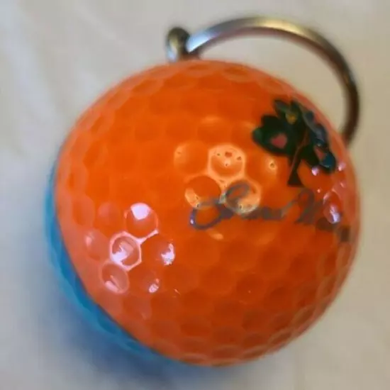 Ping Eye 2 Golf Ball Keychain Blue and Orange Grand Waikapu Promotional