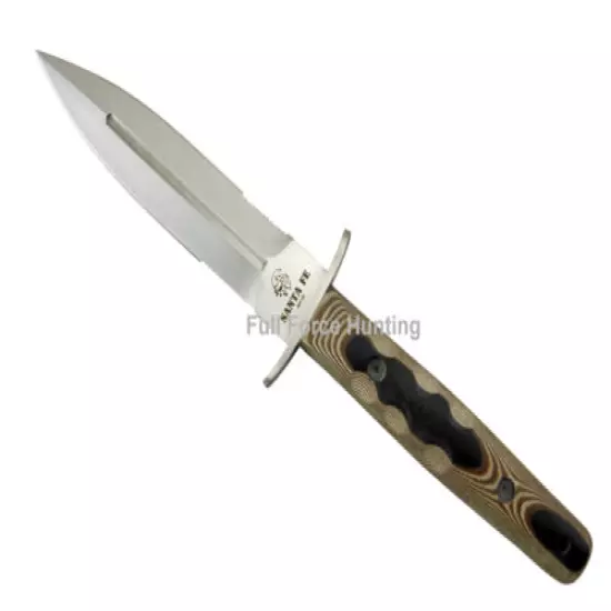 J&V Adventure Knives Santa Fe Dagger Micarta Tactical Survival Knife Full Tang