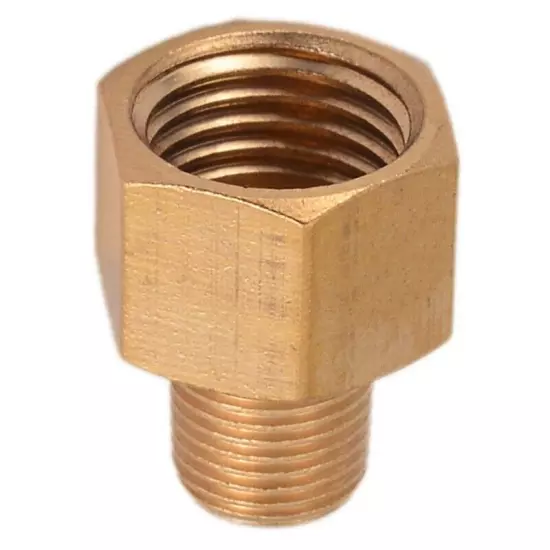 BSP-NPT Adapter 1/8 Male BSPT To 1/8 Female NPT Brass Pipe Fitting Duable