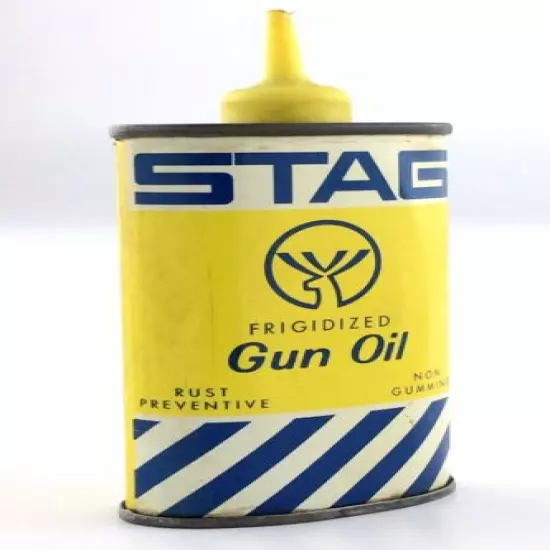 Stag Lubricant Gun Oil Vintage Oiler Rust Preventive Rockwood Ontario S281