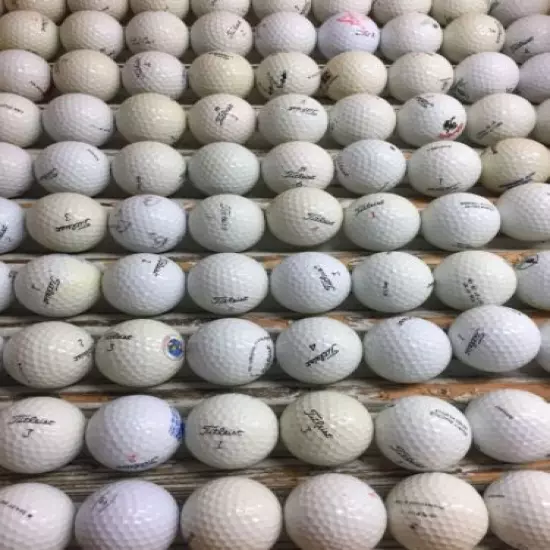 100 Titleist AA Shag / Hit-Away Golf Balls 