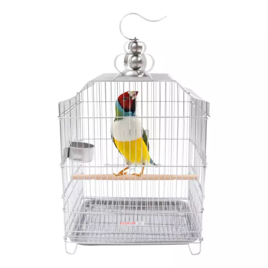 Bird Cage Easy to Carry Safety Lock for Budgies Cockatiels Cockatoos Parakeets