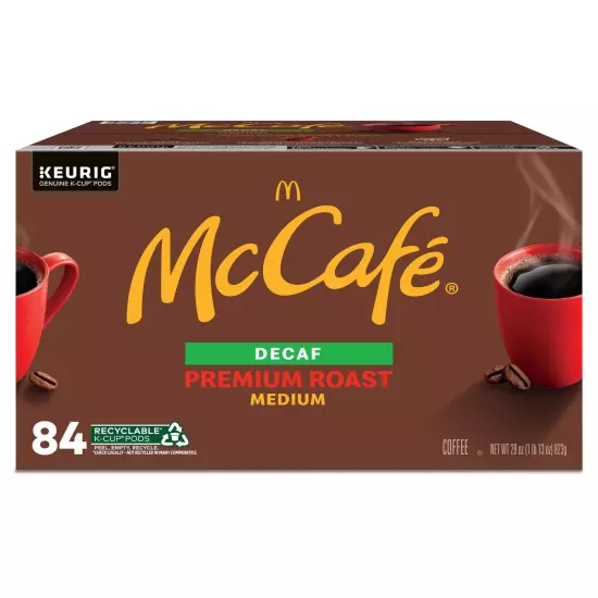 McCafe Premium Roast Decaf, Keurig Single Serve K-Cup Pods, Medium Roast Coff...