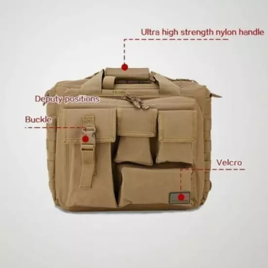 Tactical Camouflage Waterproof Oxford Cloth Outdoor Shoulder Hiking Back Army Fa