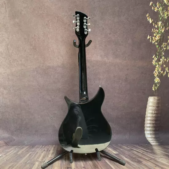 high-quality black 6 strings Ricken 325 Electric Guitar with jazz vibrato system