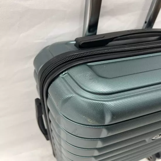 Delsey Paris 22" Hardside Spinner Carry-on Luggage in Emerald Green