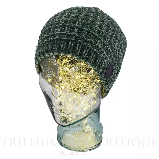 Hurley Hat Beanie Adult Prospect Beanie Marled Yarn Vintage Green Outdoor Fall