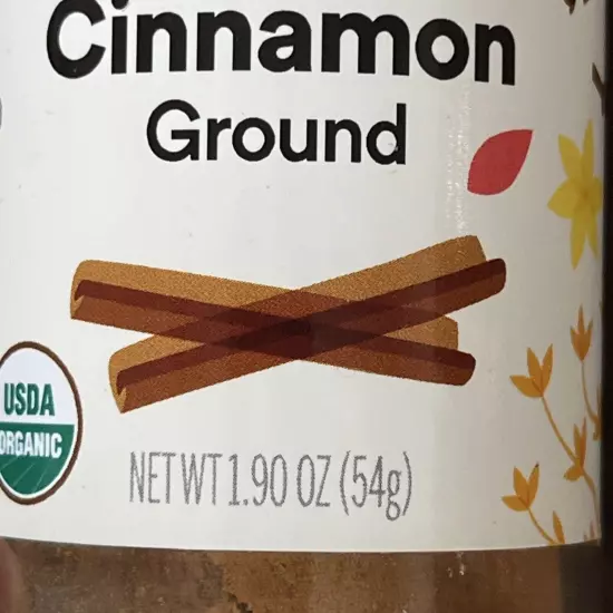 365 Organic Cinnamon Ground