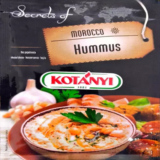 Kotanyi - Morocco Hummus ready made seasoning mix 3x25g Homemade Hummus