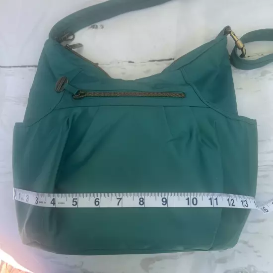 TRAVELON Turquoise Anti-theft Travel bag, Purse, Crossbody Hobo