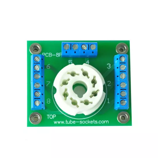 Octal 8Pin Tube Sockets Experiment Boards for Tube Project Prototype Test Top 