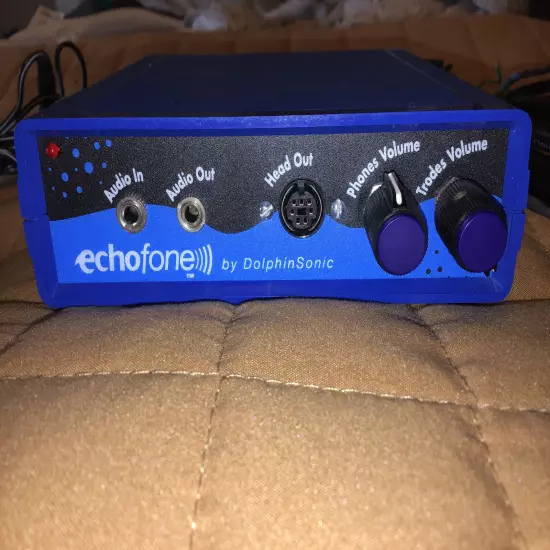 Echofone, Ultrasonic Listening Device Dolphin Sonic Amplifier Headphones RARE