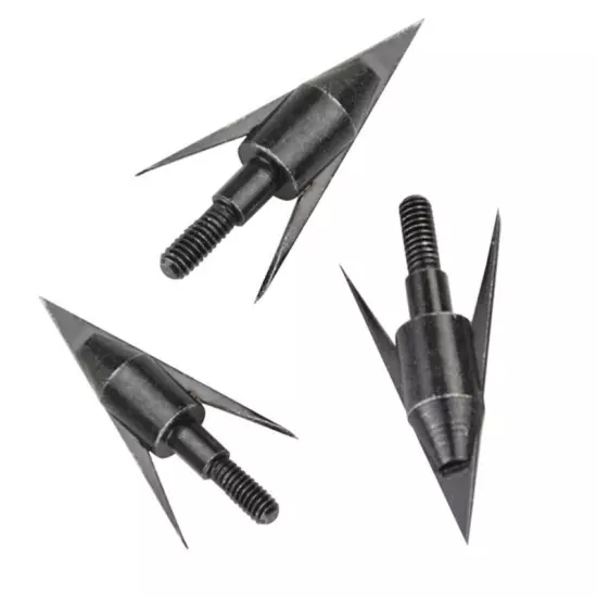 6/12/30pcs Bowfishing Arrowheads Broadhead Archery Points Bow Fishing Shooting