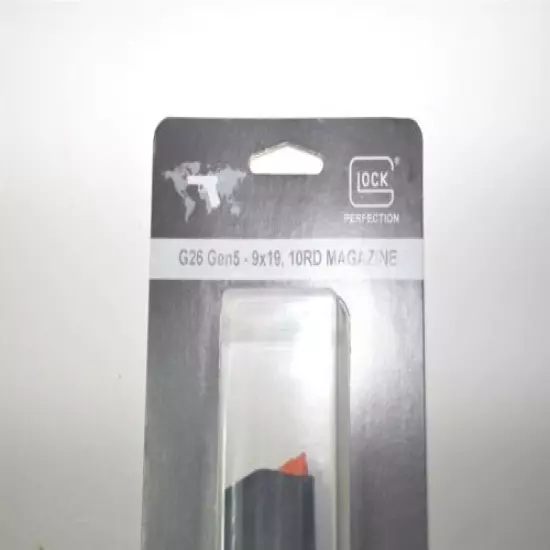 GLOCK PERFECTION GLOCK 26 (10 ROUND) MAGAZINE 9MM GEN 5 PISTOL ORANGE FOLLOWER