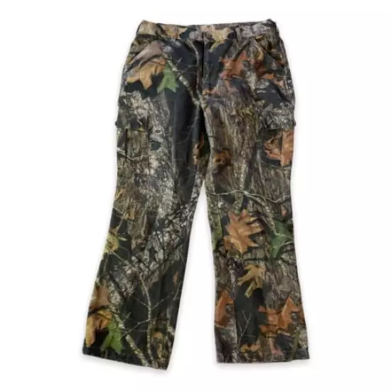 Mossy Oak Lady Woodsman Camo Hunting Pant Women XL Adjustable Waist 30 Inseam