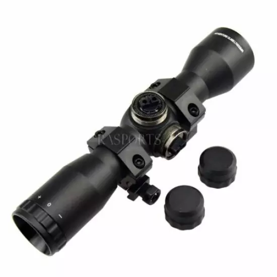 Tactical 4X32 .223 .308 Scope /w Rings