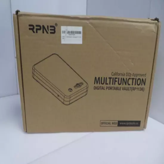 RPNB RP1136 Multifunction Digital Portable Vault New / Open Box 