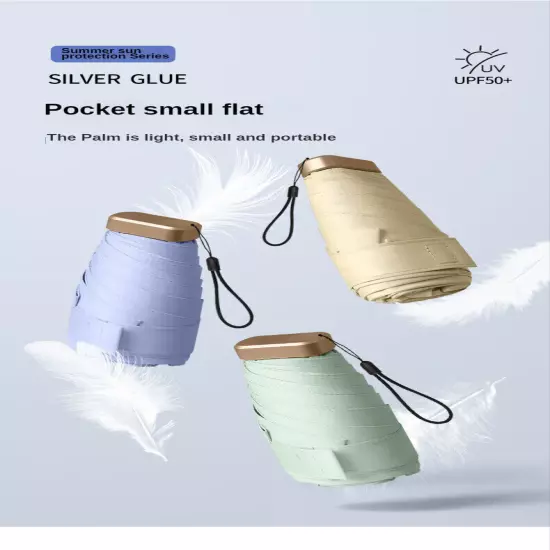 Mini Pocket Rain Umbrella Sun Shade Umbrella UV Sun Umbrella Capsule Umbrella