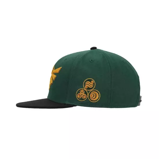 Legend of Zelda Hyrule Crest Embroidered Flat Bill Snapback, One Size