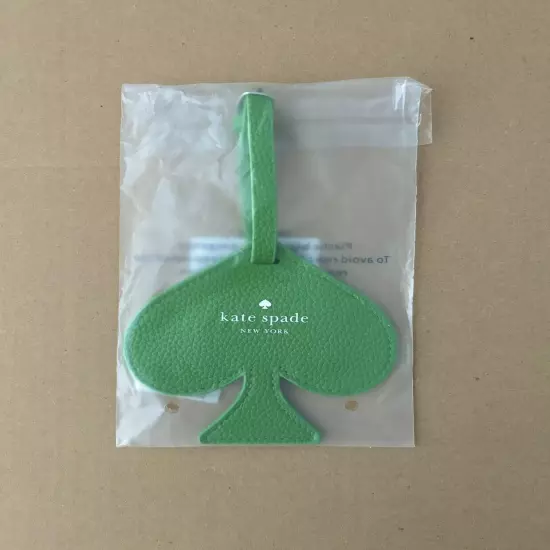 Kate Spade Green Spade Luggage Tag NWT