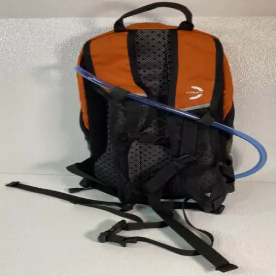 Coleman RTX 200 Hydration Pack W/ Backpack Storage Compartments Orange Gray 